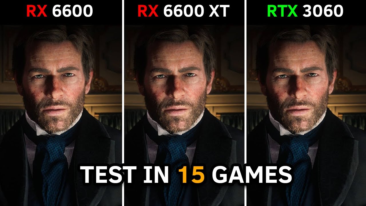 RX 6600 vs RX 6600 XT vs RTX 3060 | Test in 15 Games | 1080p - 1440p ...