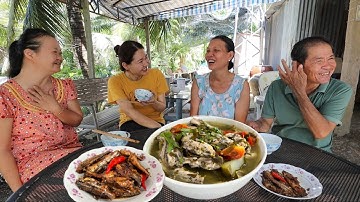 CÁ CHỐT NẤU CANH CHUA LÁ ME, CÁ CHỐT KHO TIÊU. Bữa cơm gia đình ấm áp
