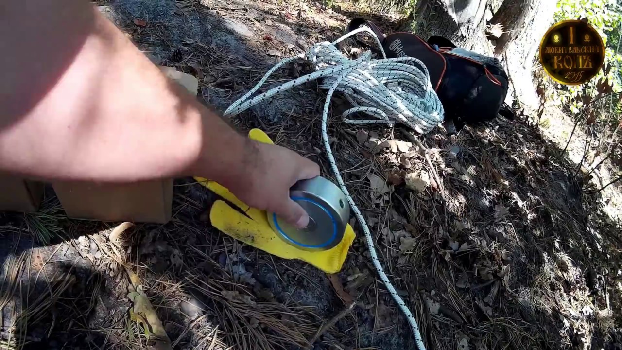 Л.к. поиск магнитом. (02.08.15) первые броски. - youtube.
