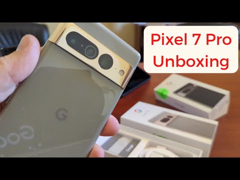 Google Pixel 7 Pro Unboxing