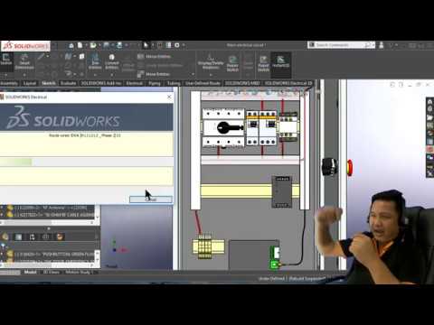 ไฟฟ้าสามมิติ ด้วย SolidWorks Electrical 3D - YouTube