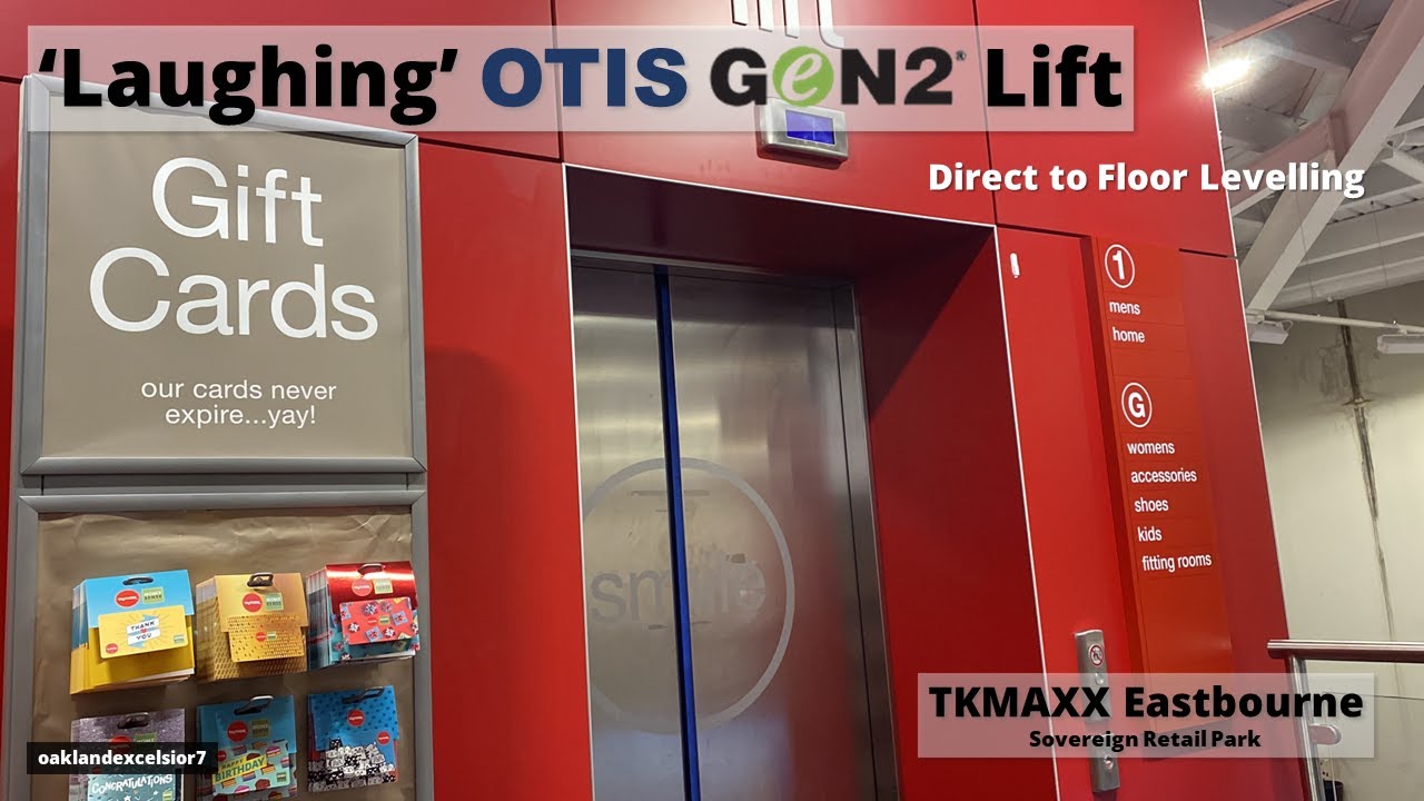 'Laughing' OTIS GeN2 Lift at TKMAXX in Sovereign Retail Park, Eastbourne YouTube