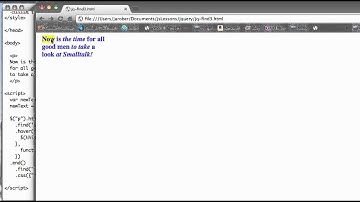 JS 4U 137: JQuery Find Part 3
