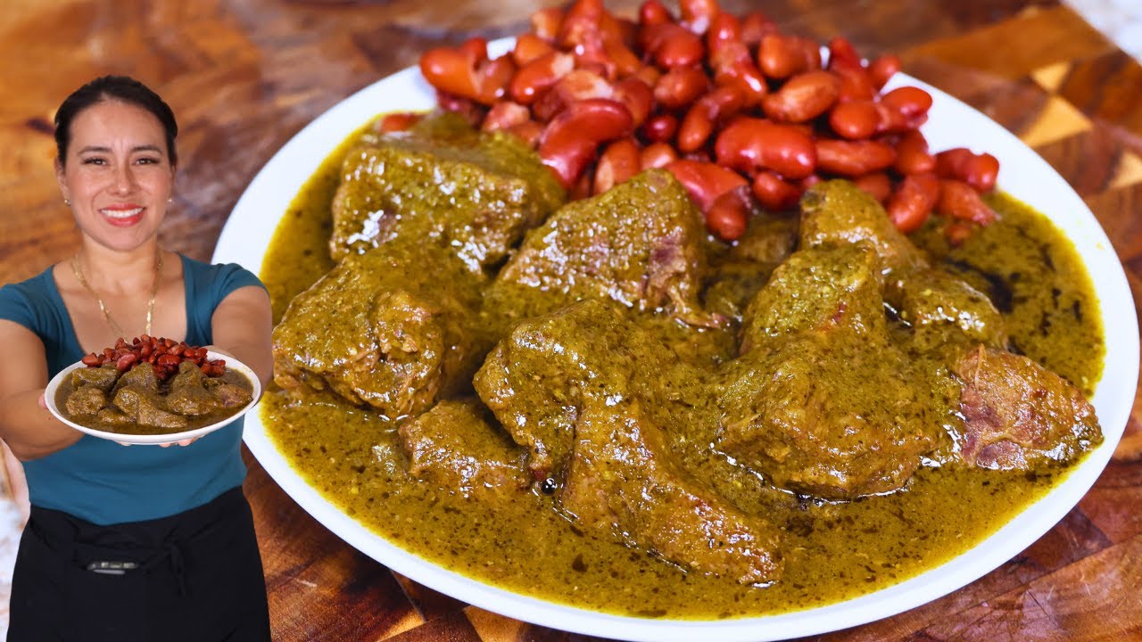 El auténtico CHILE VERDE con Carne de Res ¡como en casa de la Abuela!