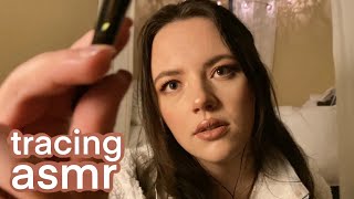 ASMR Tracing and Drawing on your Face (cozy personal attention)