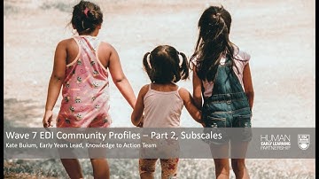 EDI Wave 7 Community Profiles - Part 2 Subscales