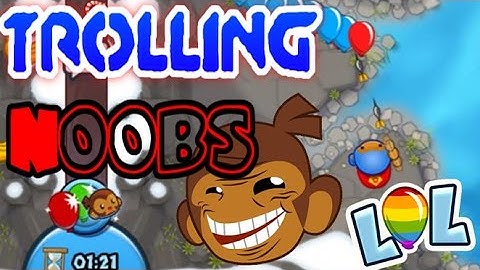 Trolling Noobs in Bloons TD Battles! (BTD Battles)