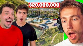 Miniminter Reacts To CORE New $20,000,000 House Tour!