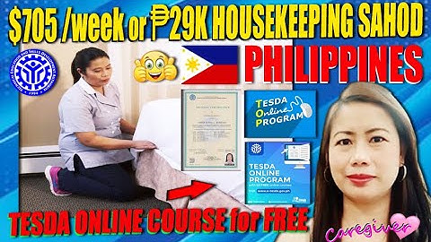 ✔️HOUSEKEEPING Course: TESDA ON-LINE COURSE for FREE❤️NO TUITION FEE😮MOVE TO CANADA😮HOW TO ENROLL?