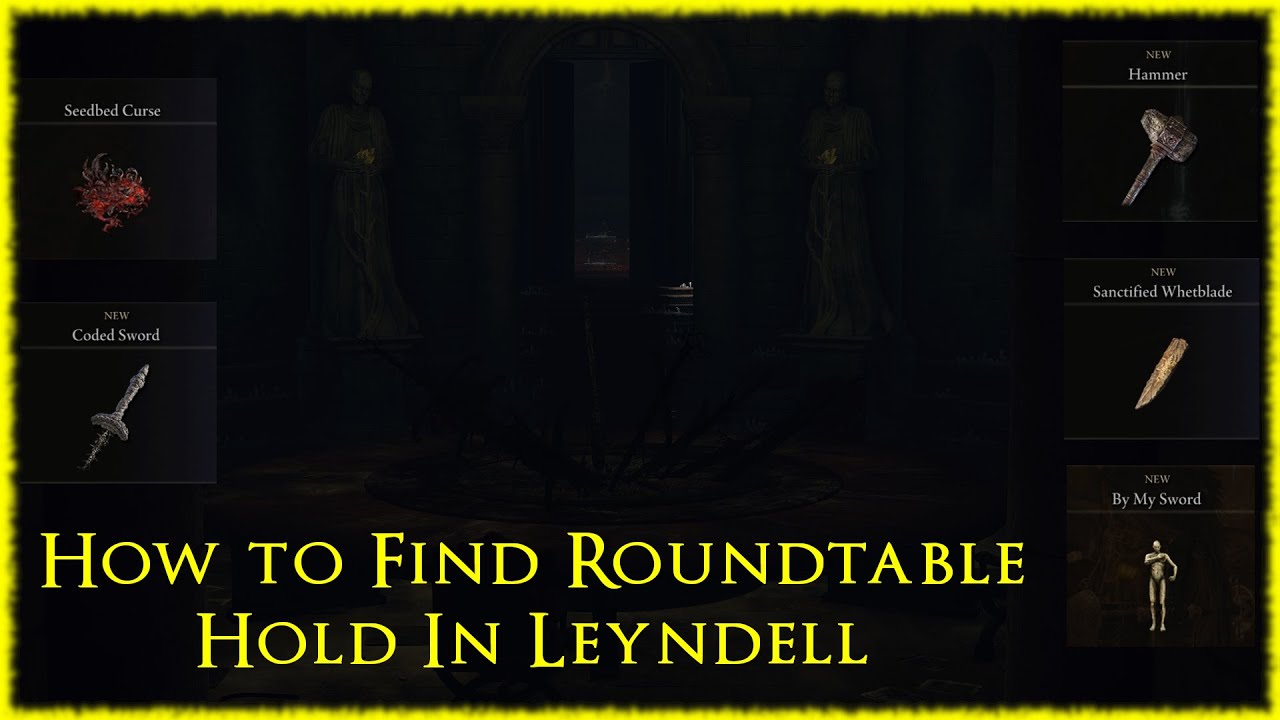 Elden Ring How to find the Roundtable Hold in Leyndell YouTube