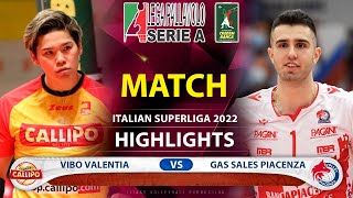 Yuji Nishida vs  Lagumdzija Adis - Vibo Valentia vs Gas Sales Piacenza - Italian Superliga 2022