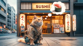 Cat wants to eat sushi #cat