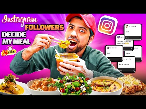 Letting Instagram Followers Decide What I Eat For 24 Hours 😍😍 | @cravingsandcaloriesvlogs