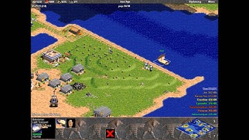 Babylon vs 7 Hardest. Random map. Small Islands. Part 2 - Converting. Age of Empires.