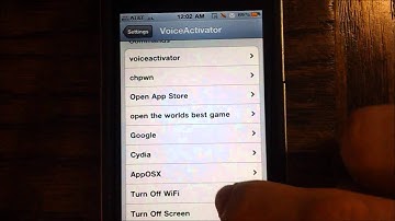 VoiceActivator:  Custom Voice Commands For iPhone/iPod Touch