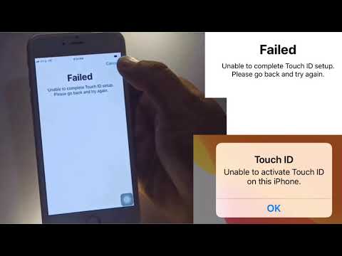 Video: Paano ko aayusin ang No Touch ID?