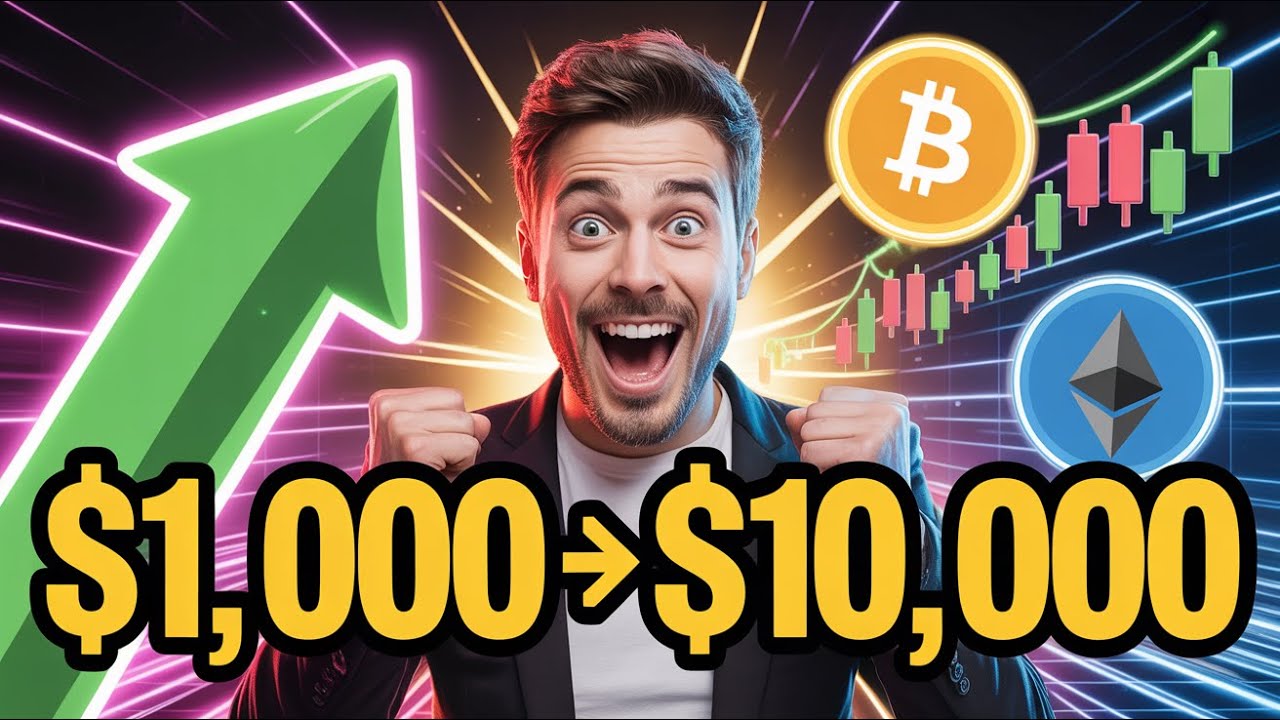 How to Multiply your Crypto Investment in an Easy way - Turn $1000 to  $10000 from Crypto Trading