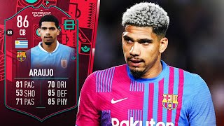 He is GAMEBREAKING!! 💪 86 Path To Glory Ronald Araujo Player Review! FIFA 23 Ultimate Team