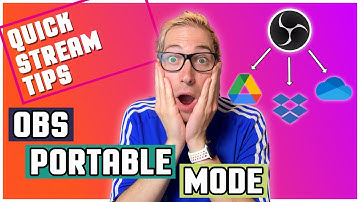 Setting up OBS PORTABLE MODE | Quick Stream Tips