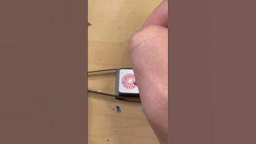 O into a DONUT! 🖌️ #artwork #satisfying #customkeyboard