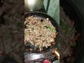 Приготовление тушеного телячьего мяса с баклажанами #shots