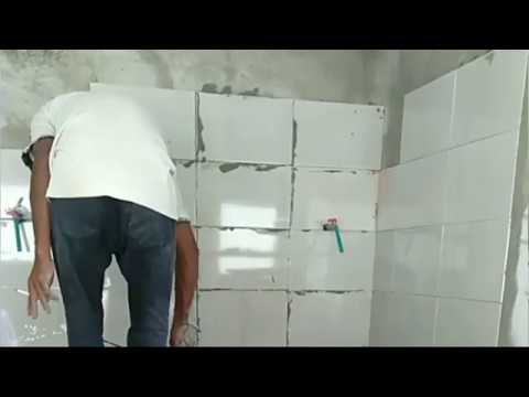 Tutorial pasang  keramik  dinding  tanpa  benang  YouTube