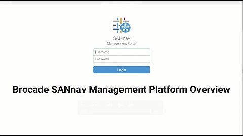 SANnav Management Platform Overview
