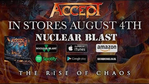 Behind The Scenes of the ACCEPT Music Video The Rise Of Chaos, Part One