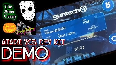 Atari VCS Dev Kit/Guntech DEMO, Boot Up | The Atari Creep