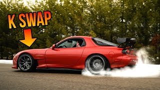 Ford Swapping My K-Swapped Mazda RX7 - Episode 1