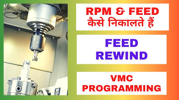 vmc  cutter rpm calculation - feed calculation with example