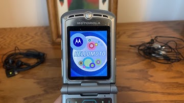 Pink RAZR v3 Startup and Shutdown (AT&T)