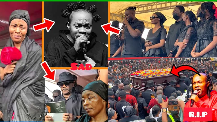 Heartsbreaking Daddy lumba Body lifted to cemetery, Children crying Ghanaians pay last respect