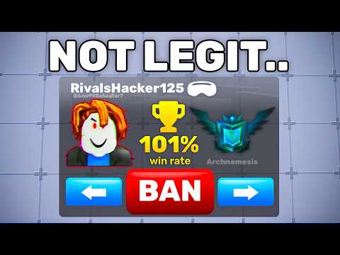 Thumbnail for I Exposed the WORST HACKERS in Ranked.. (Roblox Rivals)