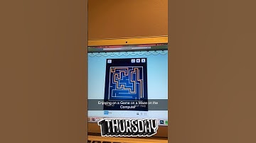 Enjoying on a Game on a Maze on the Computer