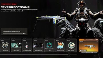 HUGE Cryptid Bootcamp Event Rewards & Challenges EARLY SHOWCASE! (9 FREE REWARDS) - Modern Warfare 3