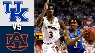 #13 Kentucky vs #17 Auburn Highlights 2020 College Basketball