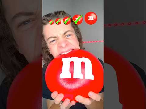 Small, Big, Giant Red M&M's!?🍒🍫🤤✨