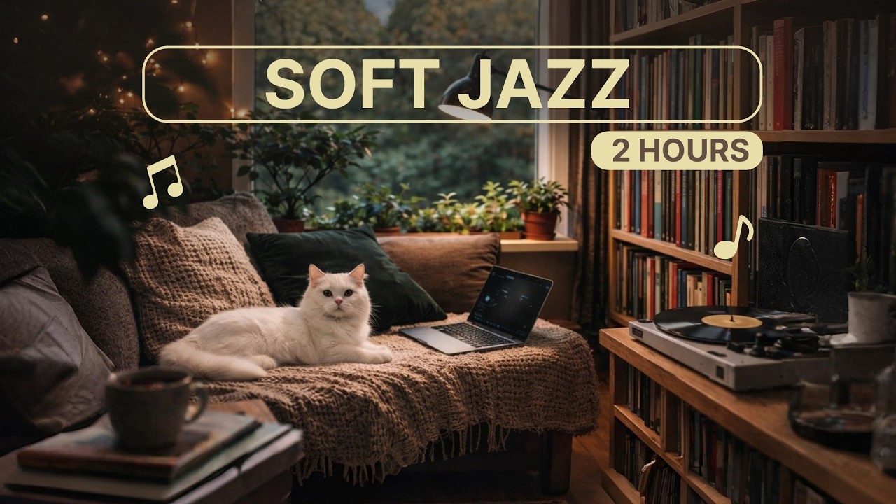 Soft Jazz Background Music for Work & Study ☕ Lofi Focus Beats