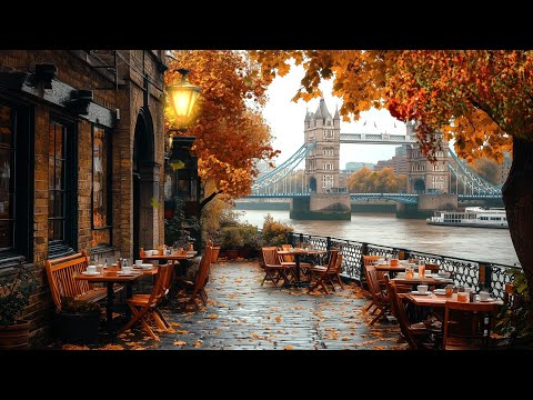 London Cafe Jazz | Outdoor Coffee Shop with Relaxing Instrumental Jazz Music for Work, Study