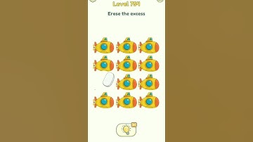 Dop 2 Erase the excess🚊 level 754 Displace one part #shorts #game #dop2