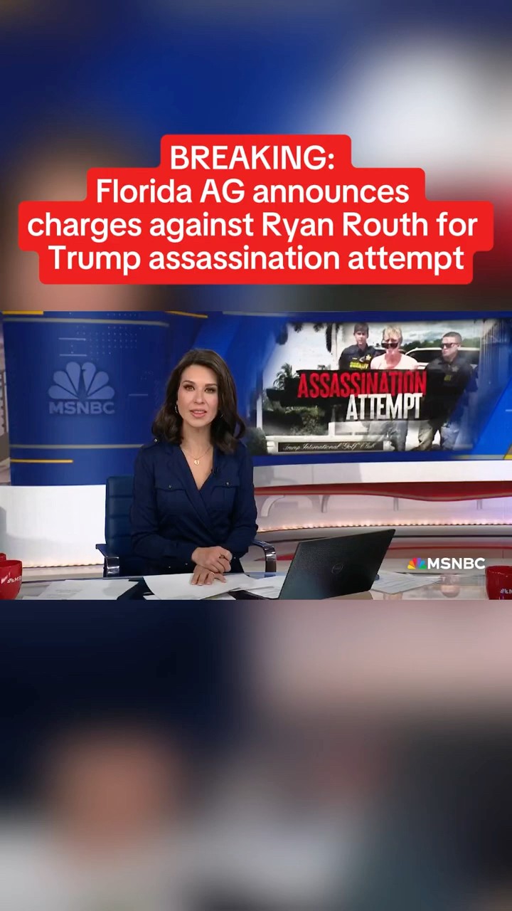 Florida AG announces charges against Ryan Routh for Trump assassination attempt
