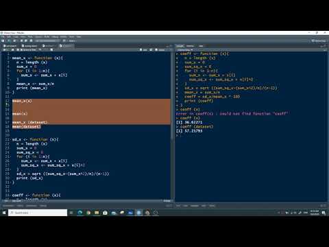 Exercise 5 2 coefficient of variation function