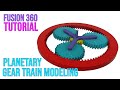 Fusion 360 Tutorial: Planetary Gear Train Modeling and Animation