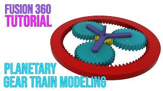 Fusion 360 Tutorial: Planetary Gear Train Modeling and Animation