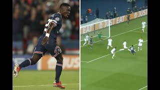 Idrissa Gueye Goal Psg Vs Man City - Stadium Announcer Goes Crazy