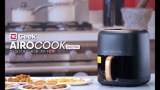 Geek Airocook Spectra 5-In-1 Digital Air Fryer | Transparent Window #geekairocook #digitalairfryer screenshot 2