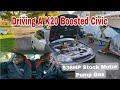 Driving A Boosted K20 Honda Civic 536hp On Pump Gas