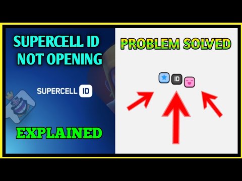 Coc Supercell Id Problem Solved |Coc New Supercell Id Glitch|Supercell Id Not Opening Problem Solved