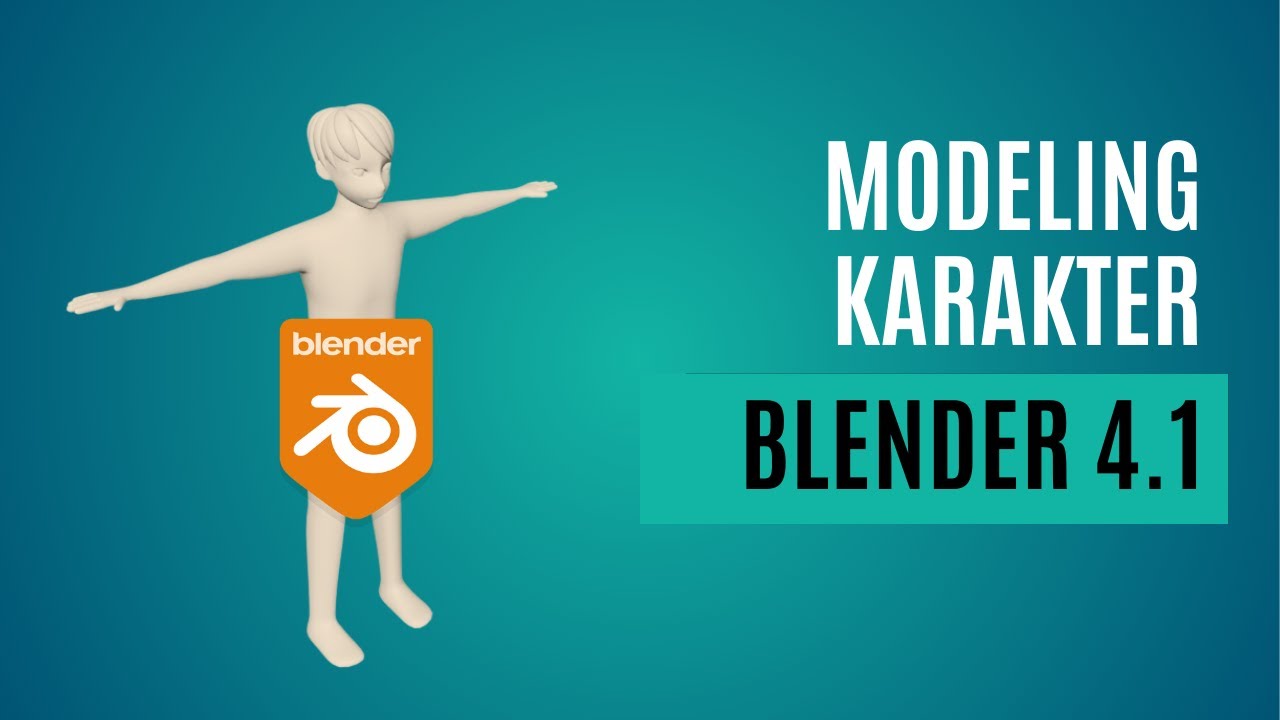 GUE BUKA RAHASIA!! Tutorial Modeling Karakter di Blender 4.1 - YouTube